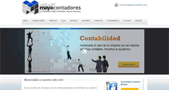 Desktop Screenshot of mayacontadores.com